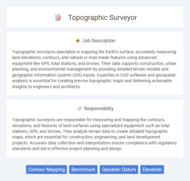 Topographic Surveyor Job Description and Career Detail