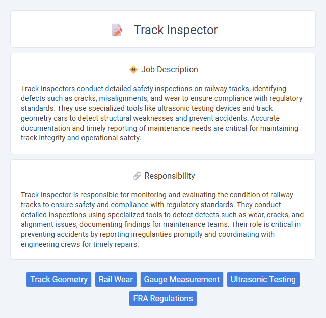 Track Inspector Job Description and Career Detail