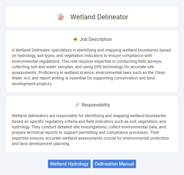 Wetland Delineator Job Description and Career Detail