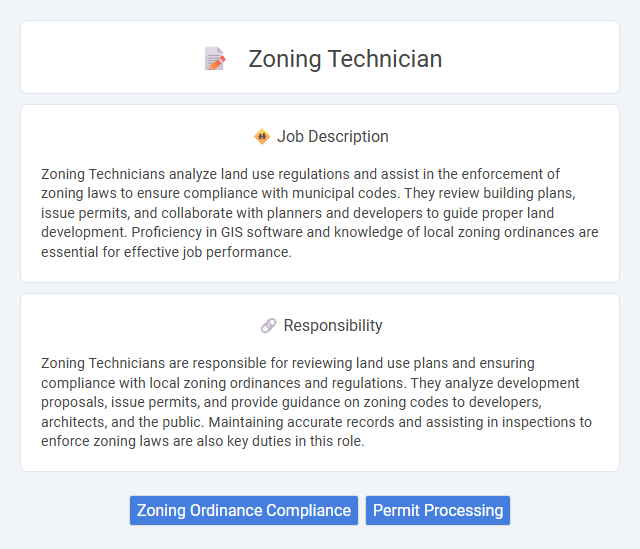 Zoning Technician Job Description and Career Detail