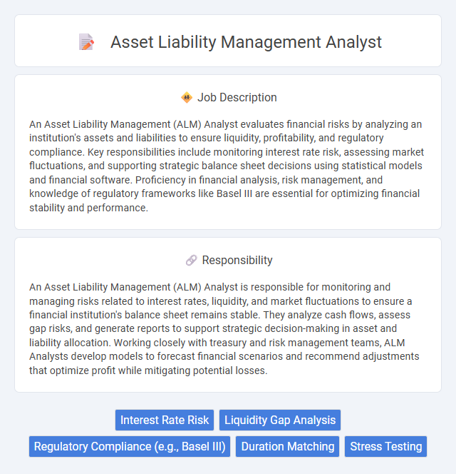Asset Liability Management Analyst Job Description and Career Detail