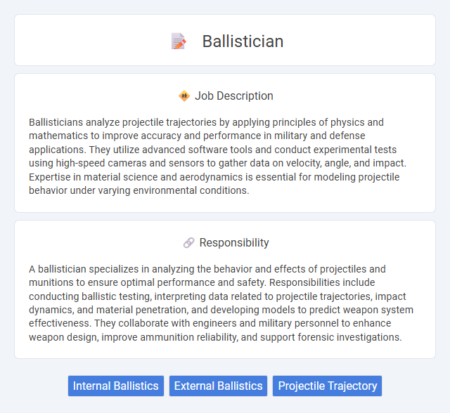 Ballistician Job Description and Career Detail