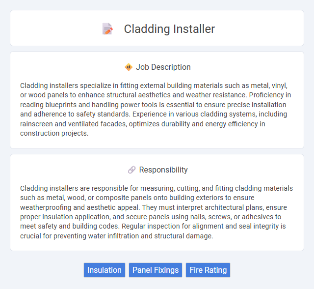 Cladding Installer Job Description and Career Detail