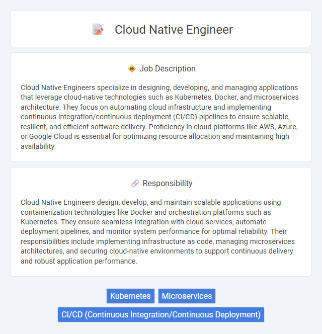 Cloud Native Engineer Job Description and Career Detail