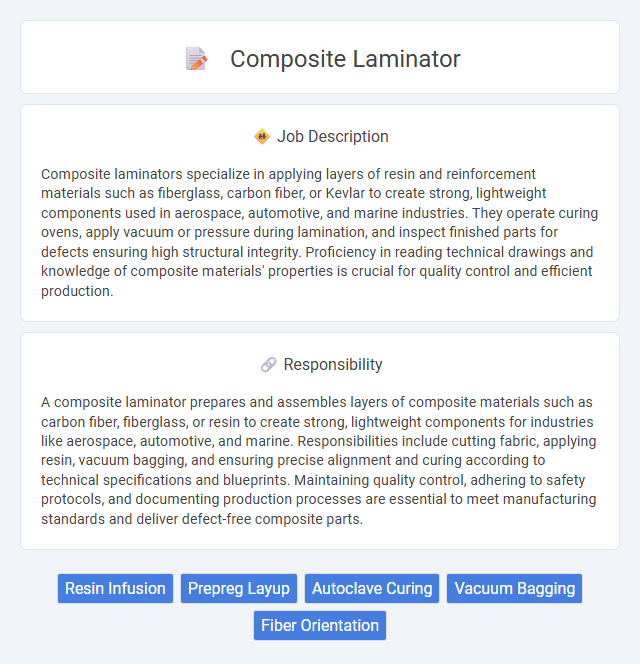Composite Laminator Job Description and Career Detail