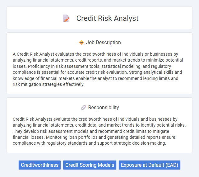 Credit Risk Analyst Job Description and Career Detail