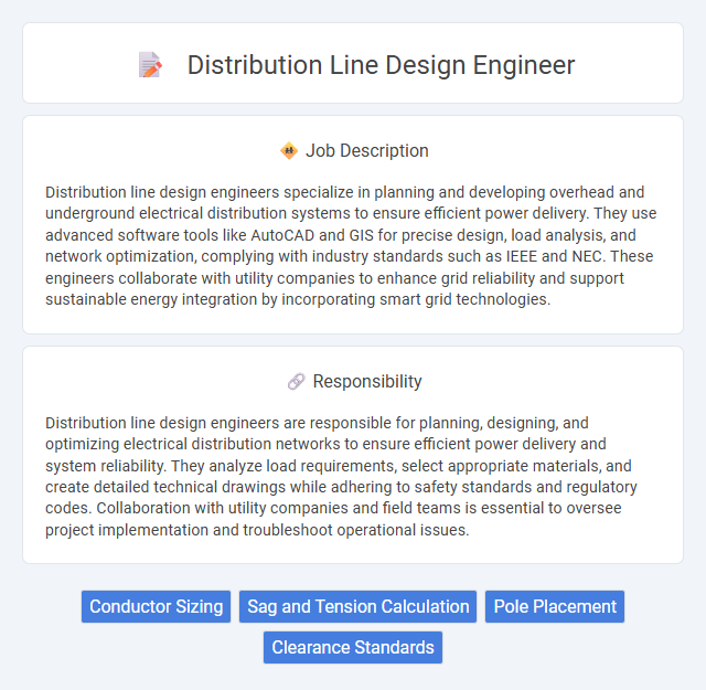 Distribution Line Design Engineer Job Description and Career Detail