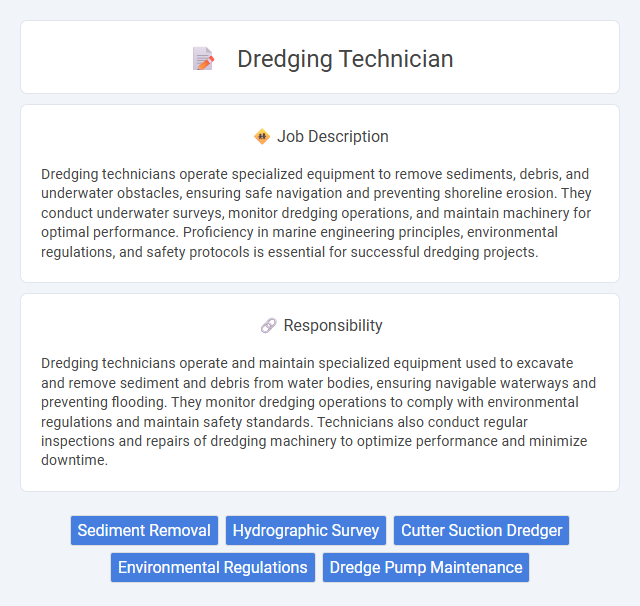 Dredging Technician Job Description and Career Detail