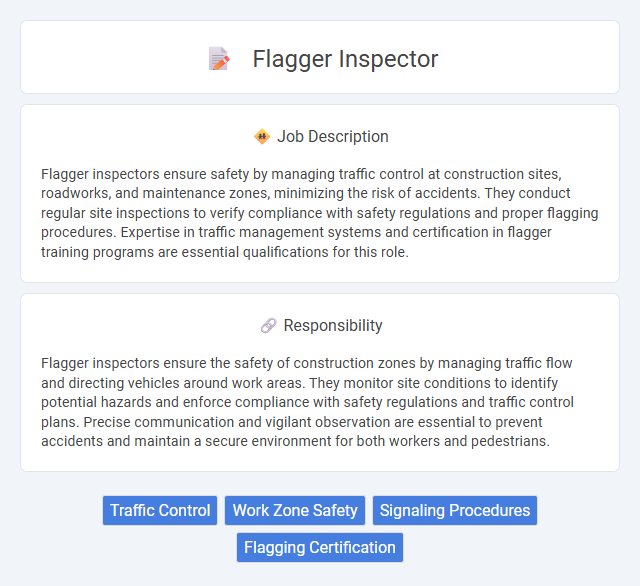 Flagger Inspector Job Description and Career Detail