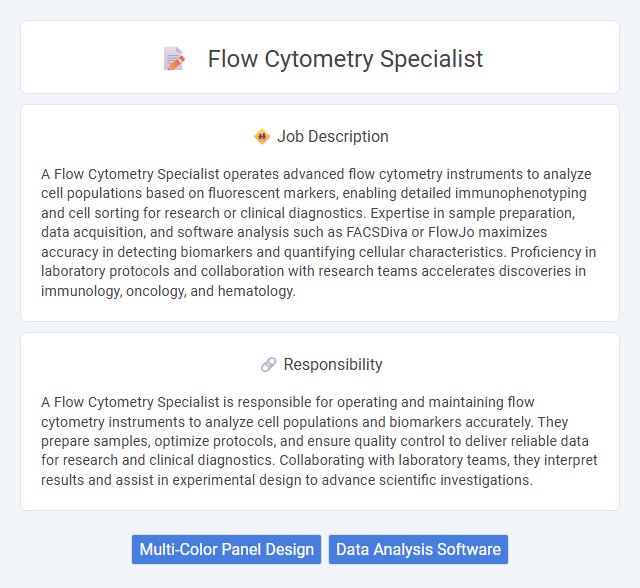 Flow Cytometry Specialist Job Description and Career Detail