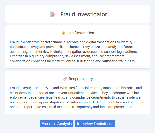 Fraud Investigator Job Description and Career Detail