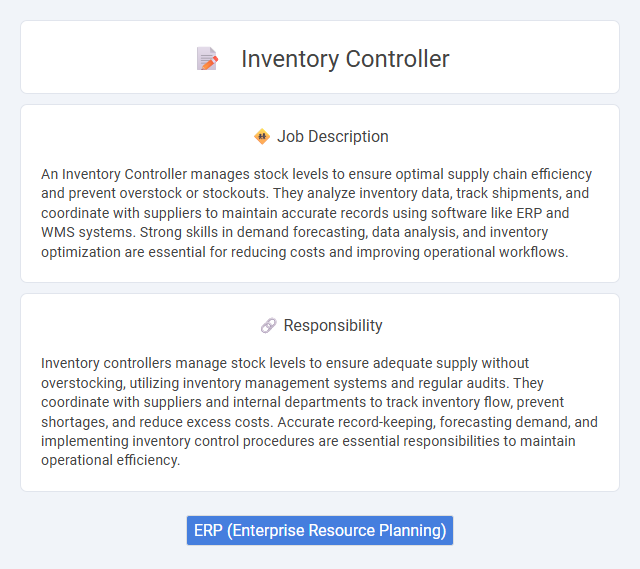 Inventory Controller Job Description and Career Detail
