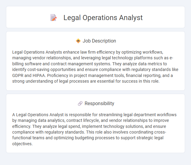 Legal Operations Analyst Job Description and Career Detail