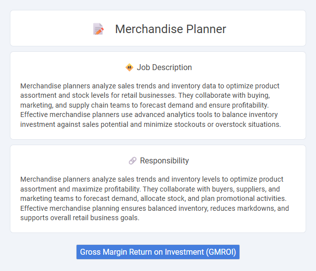 Merchandise Planner Job Description and Career Detail