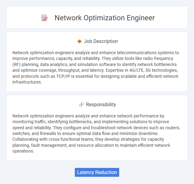 Network Optimization Engineer Job Description and Career Detail