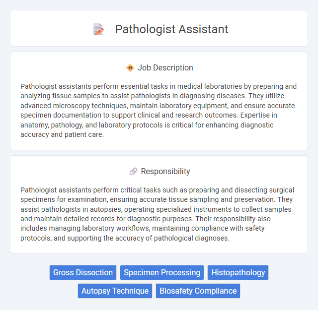 Pathologist Assistant Job Description and Career Detail