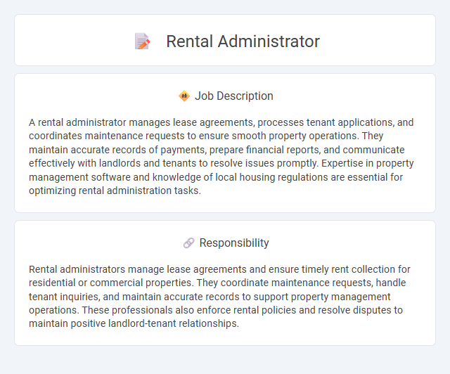 Rental Administrator Job Description and Career Detail