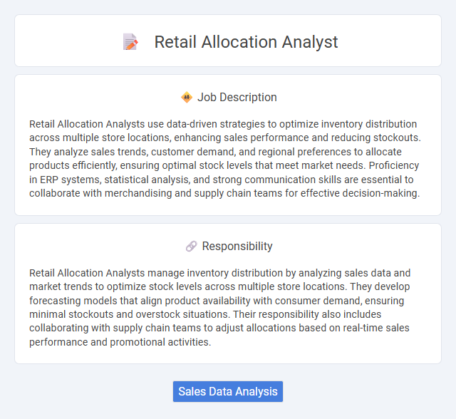 Retail Allocation Analyst Job Description and Career Detail