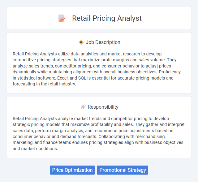 Retail Pricing Analyst Job Description and Career Detail