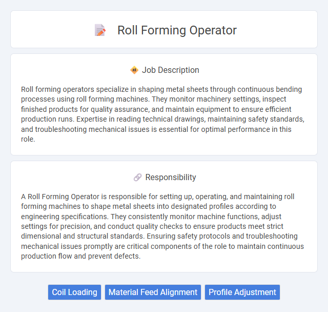Roll Forming Operator Job Description and Career Detail