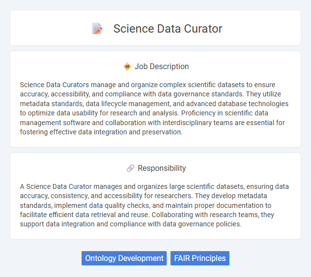 Science Data Curator Job Description and Career Detail