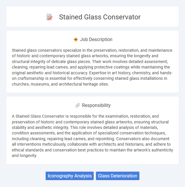 Stained Glass Conservator Job Description and Career Detail