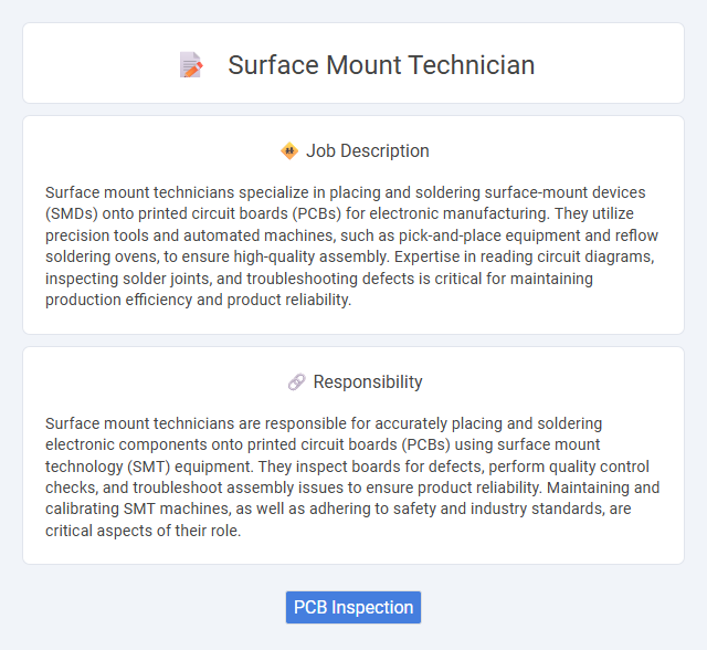 Surface Mount Technician Job Description and Career Detail