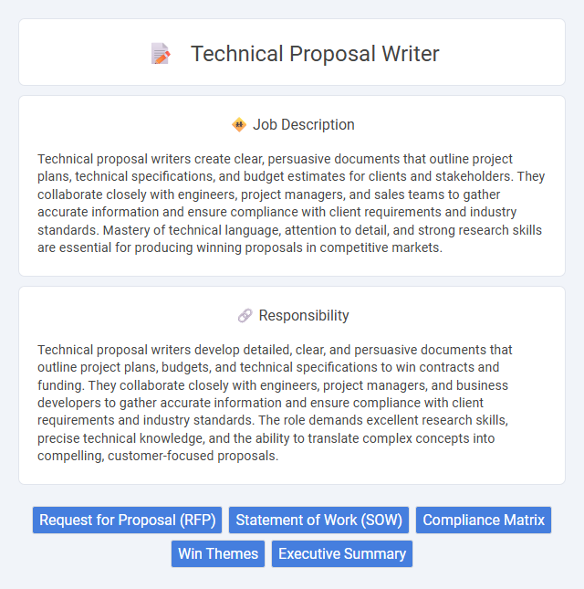 Technical Proposal Writer Job Description and Career Detail
