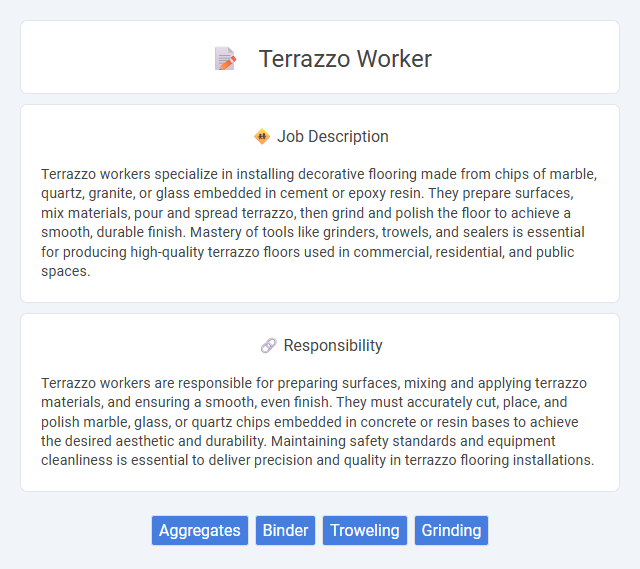 Terrazzo Worker Job Description and Career Detail