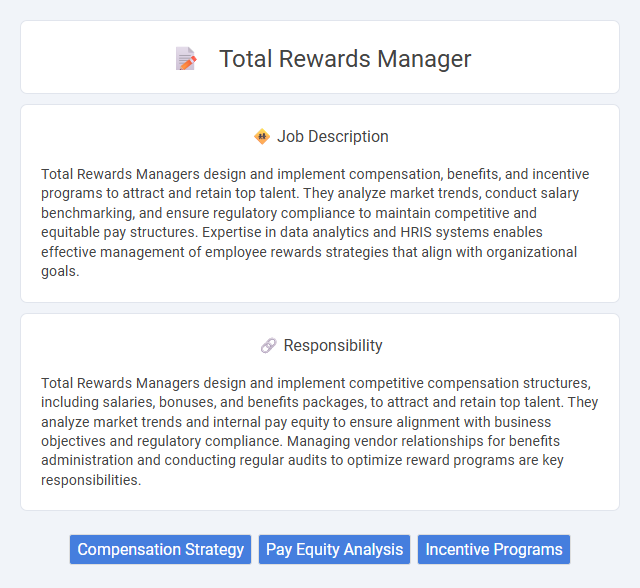 Total Rewards Manager Job Description and Career Detail