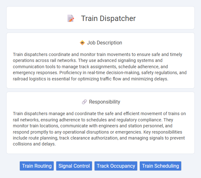 Train Dispatcher Job Description and Career Detail