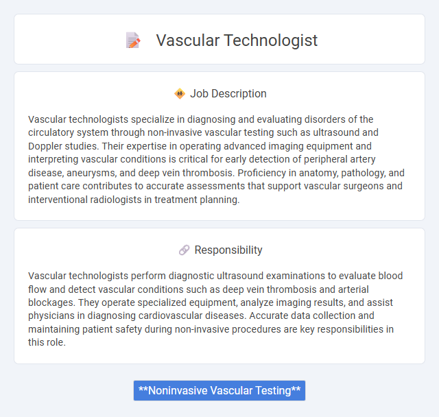 Vascular Technologist Job Description and Career Detail