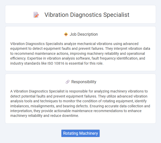 Vibration Diagnostics Specialist Job Description and Career Detail