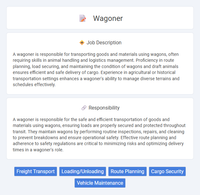 Wagoner Job Description and Career Detail