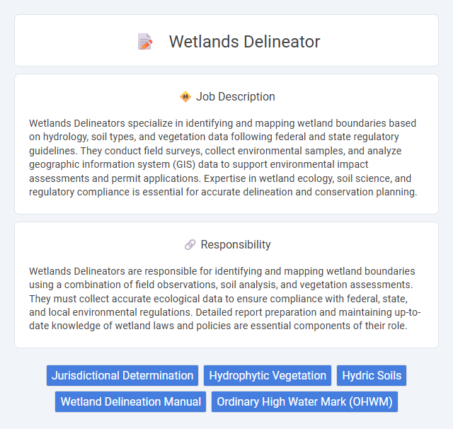 Wetlands Delineator Job Description and Career Detail