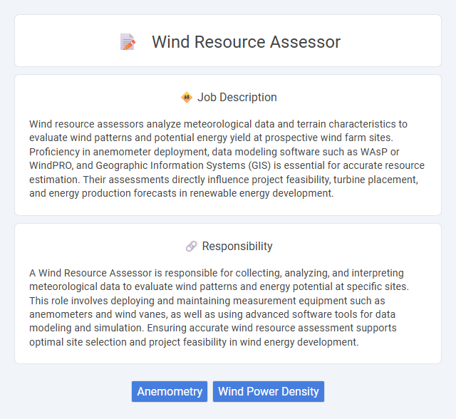 Wind Resource Assessor Job Description and Career Detail