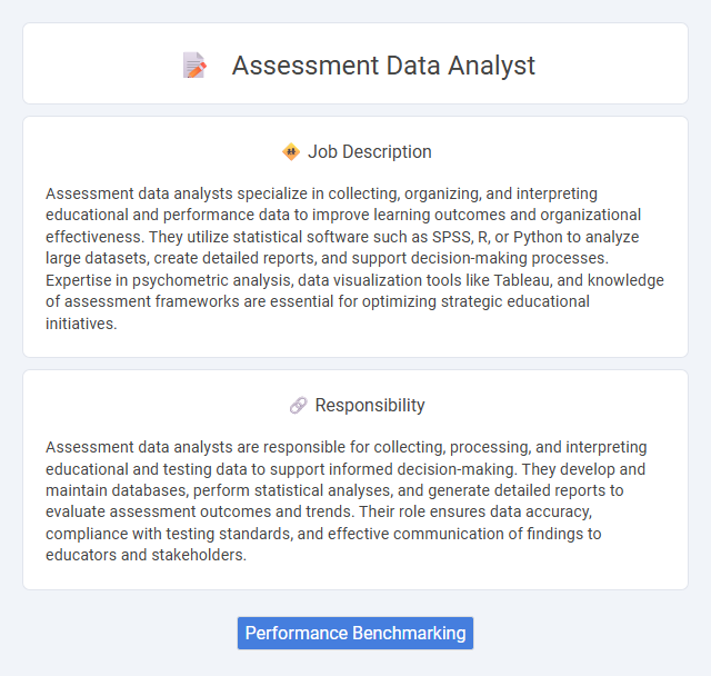 Assessment Data Analyst Job Description and Career Detail