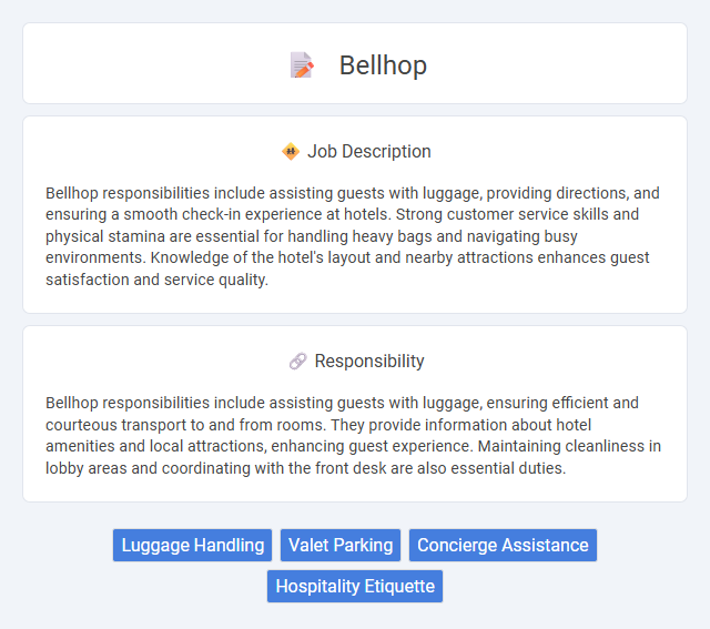 Bellhop Job Description and Career Detail