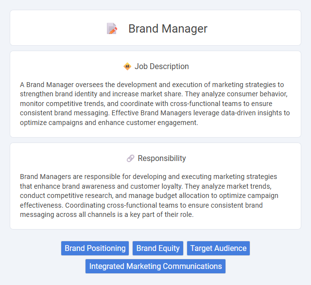 Brand Manager Job Description and Career Detail