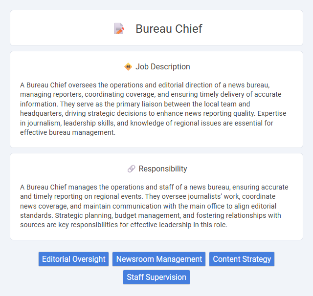 Bureau Chief Job Description and Career Detail