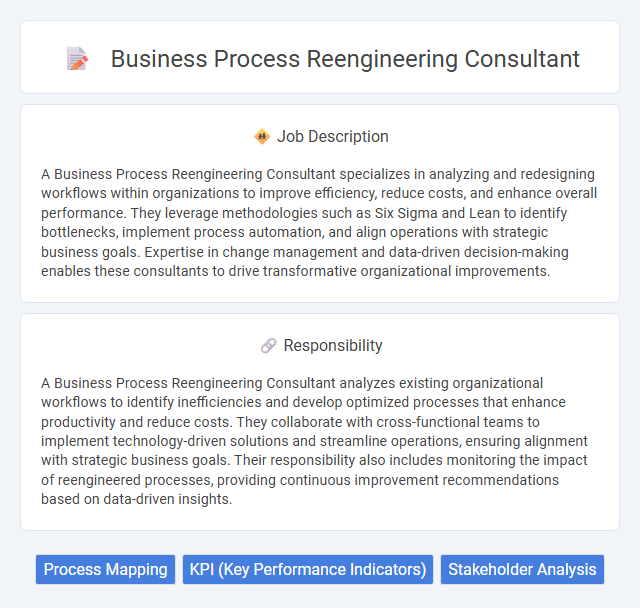 Business Process Reengineering Consultant Job Description and Career Detail