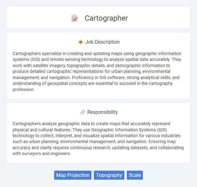 Cartographer Job Description and Career Detail