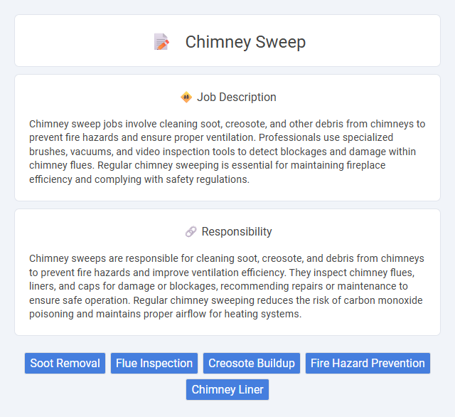Chimney Sweep Job Description and Career Detail