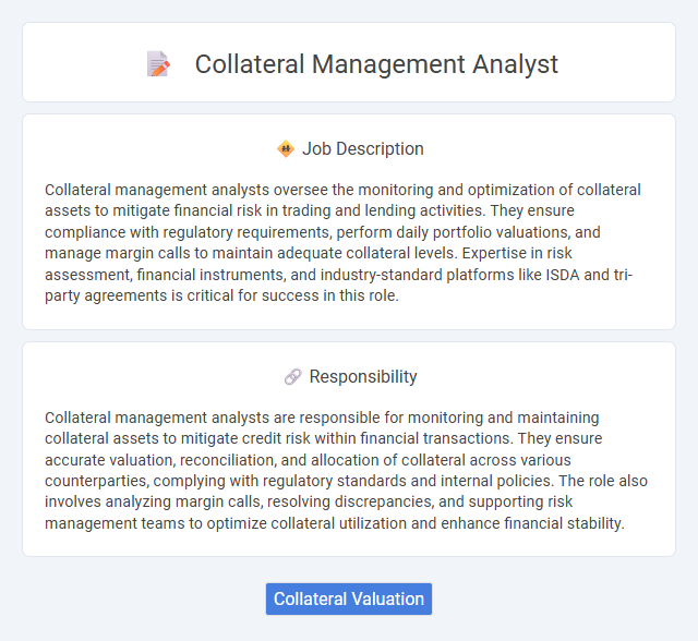 Collateral Management Analyst Job Description and Career Detail