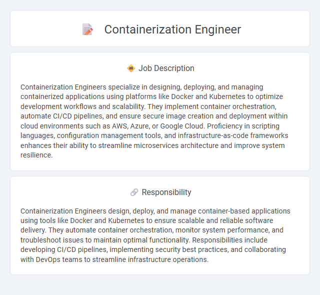 Containerization Engineer Job Description and Career Detail