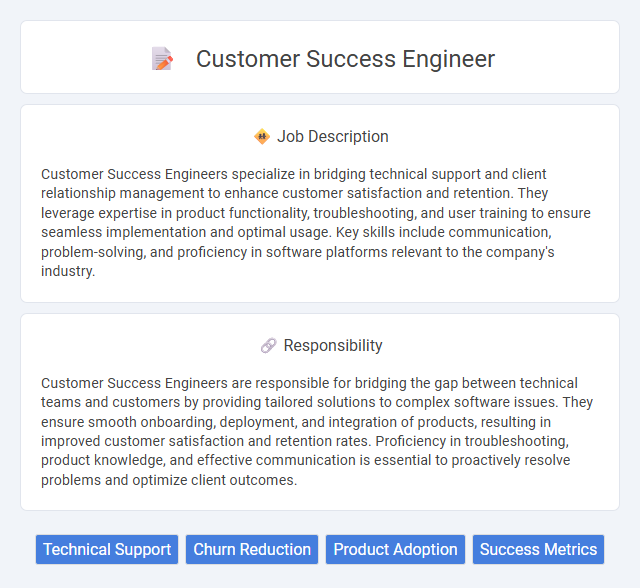 Customer Success Engineer Job Description and Career Detail