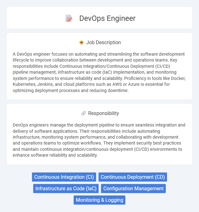 Devops Engineer Job Description and Career Detail