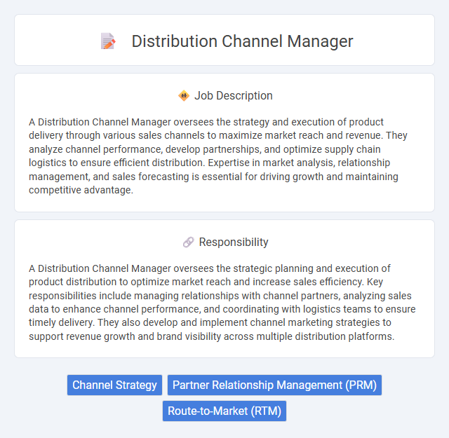 Distribution Channel Manager Job Description and Career Detail
