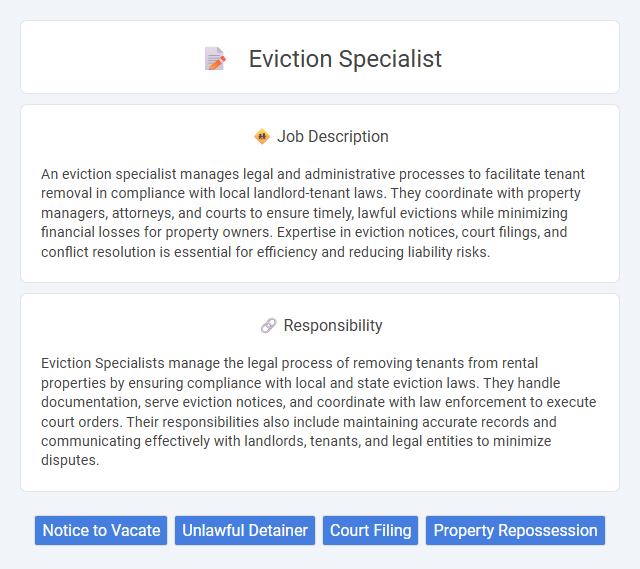 Eviction Specialist Job Description and Career Detail