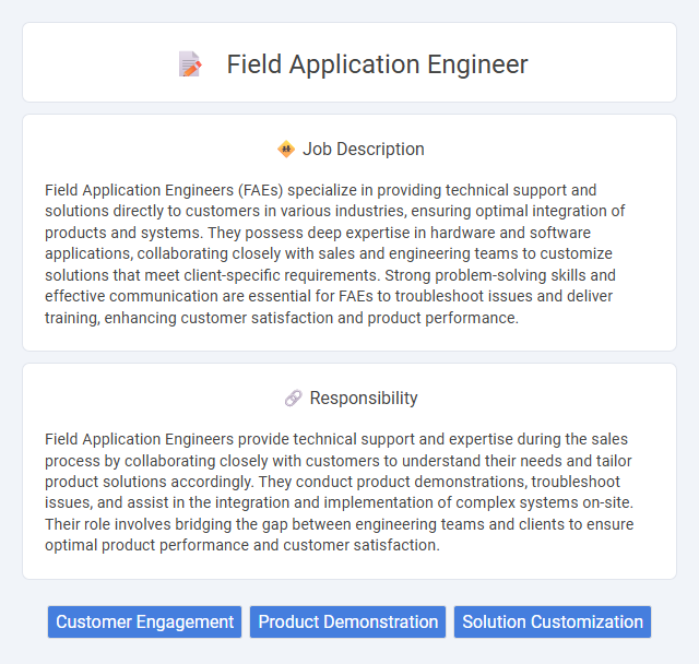 Field Application Engineer Job Description and Career Detail